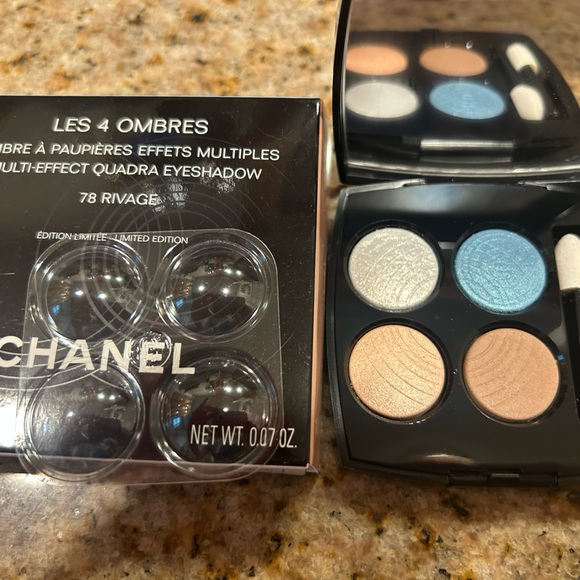 カ*ラ様 CHANEL LES 4 OMBRES 78 RIVAGE 限定版 CHANEL LES 4 OMBRES Multi-Effect Quadra Eyeshadow #78 RIVAGE NEW